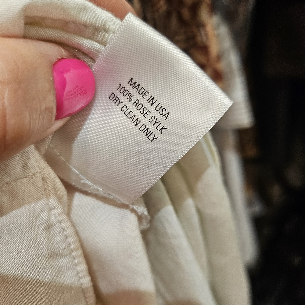Collina Strada Cream and Pink Maxi Dress - Picture 3 of 3